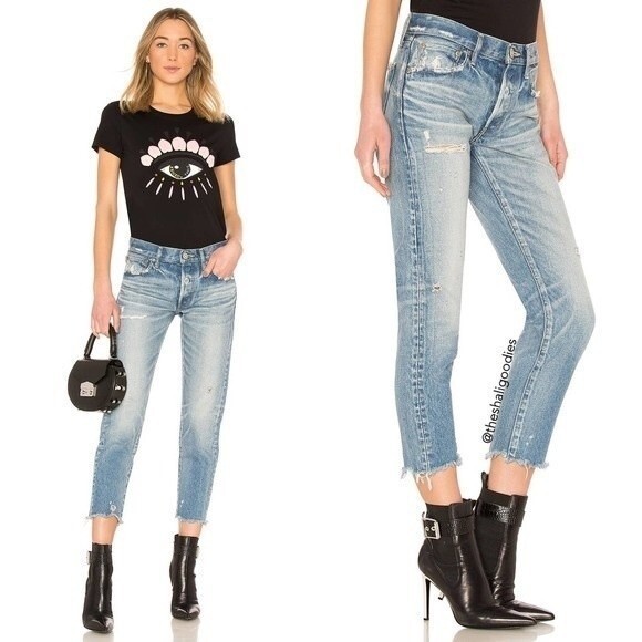 Moussy Vintage Kelley Skinny Distressed Jeans Size 26 - Picture 1 of 14